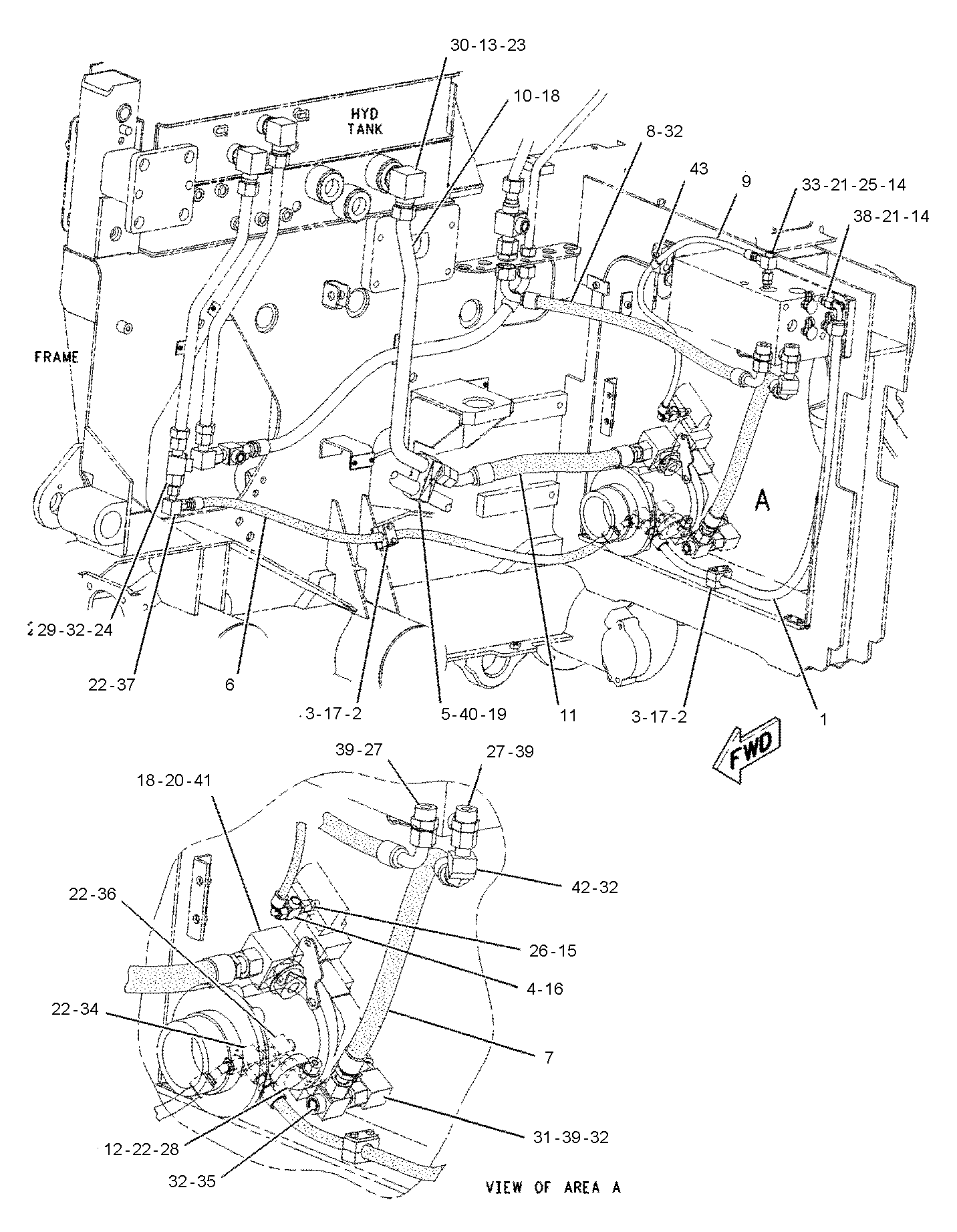 CAT  	 	154-9744:  Шланг в сборе 