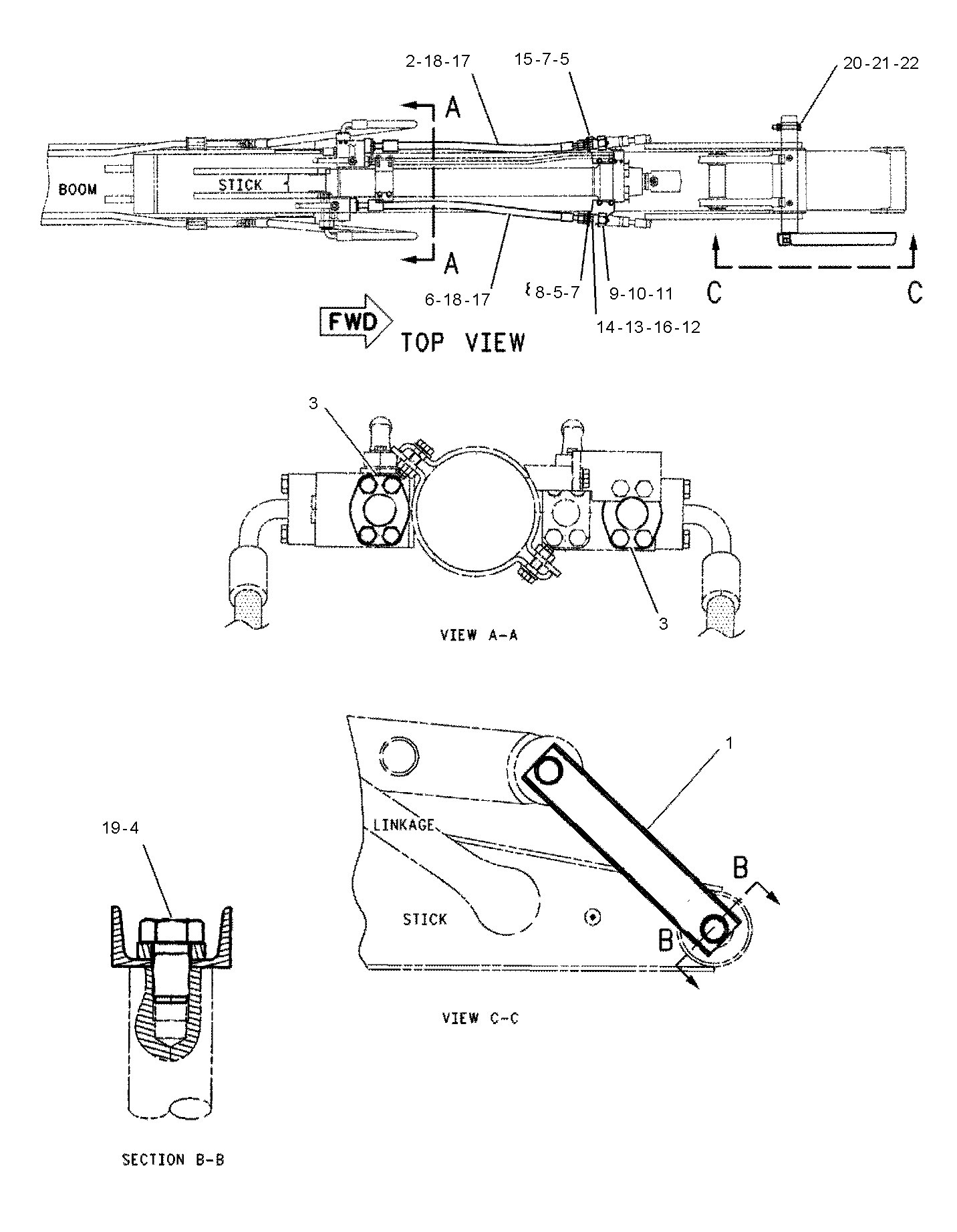 CAT  	 	151-3229:  Шланг в сборе 
