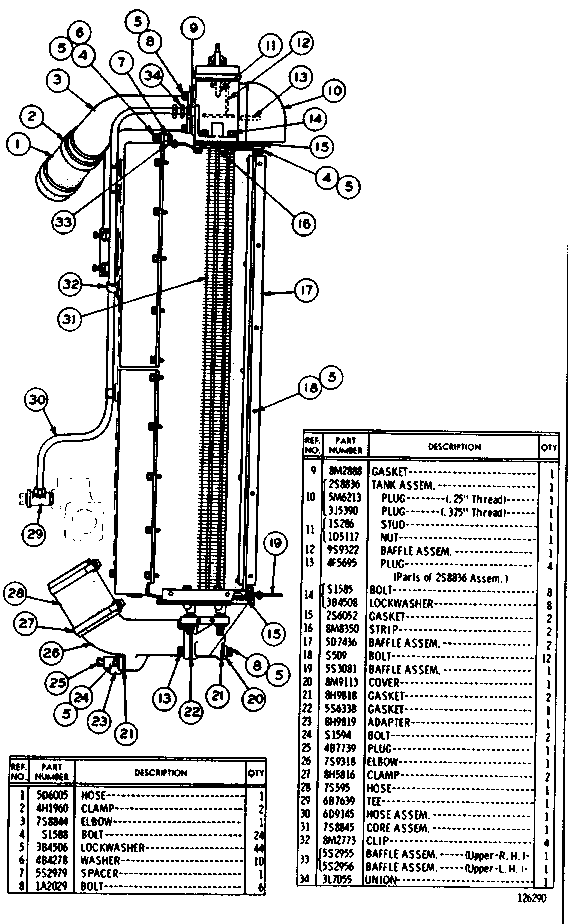 CAT  	 	6D-9145:  ШЛАНГ В СБОРЕ 