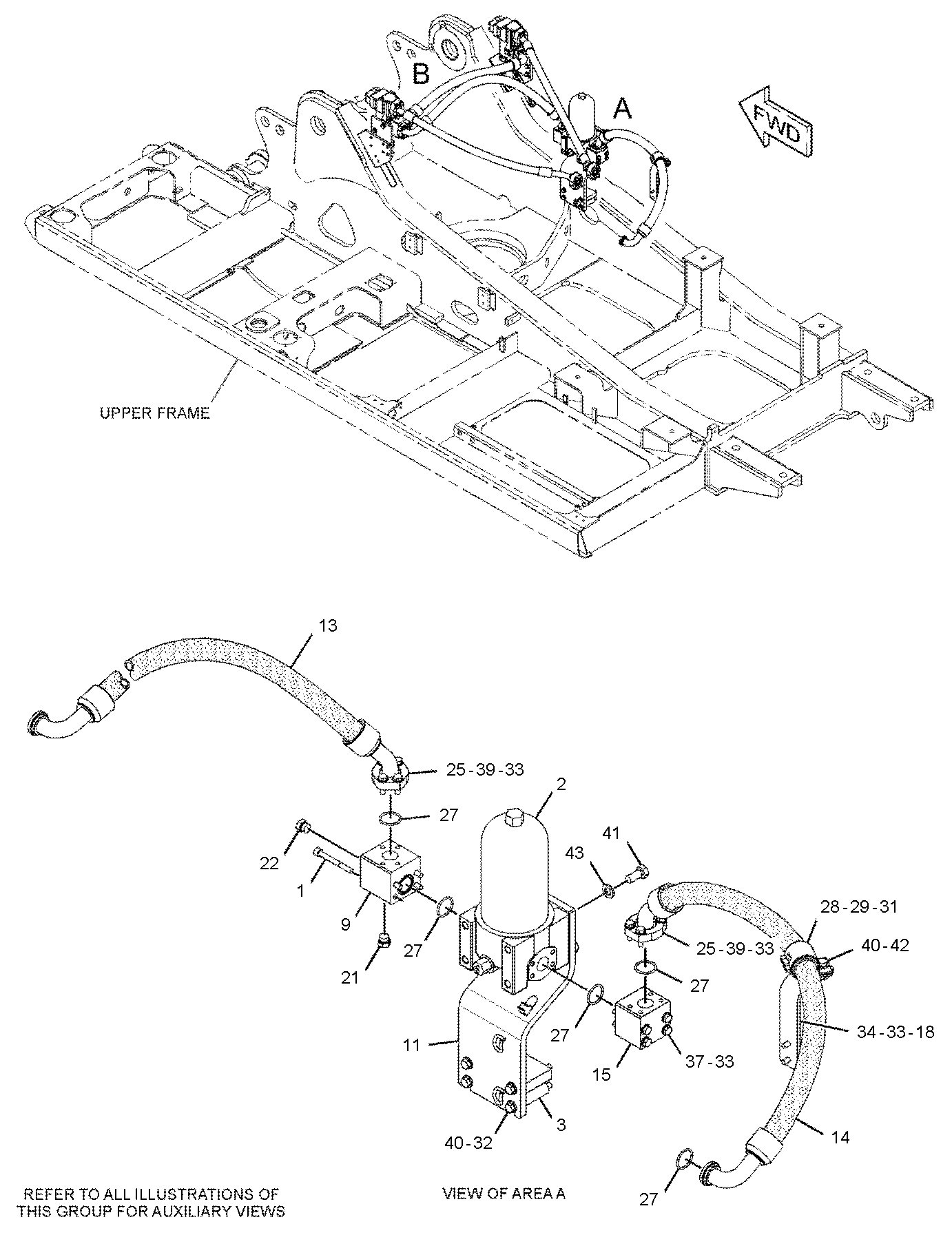 CAT  	 	330-2307:  Шланг в сборе 