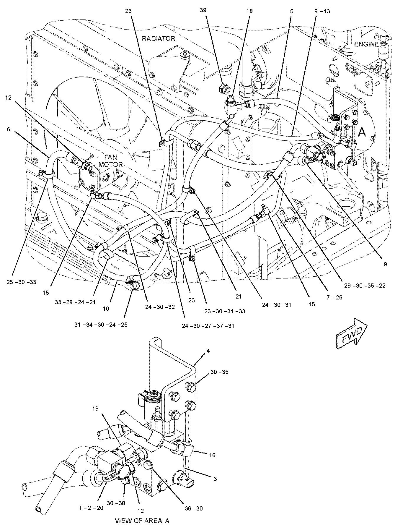 CAT  	 	376-8068:  Шланг в сборе 