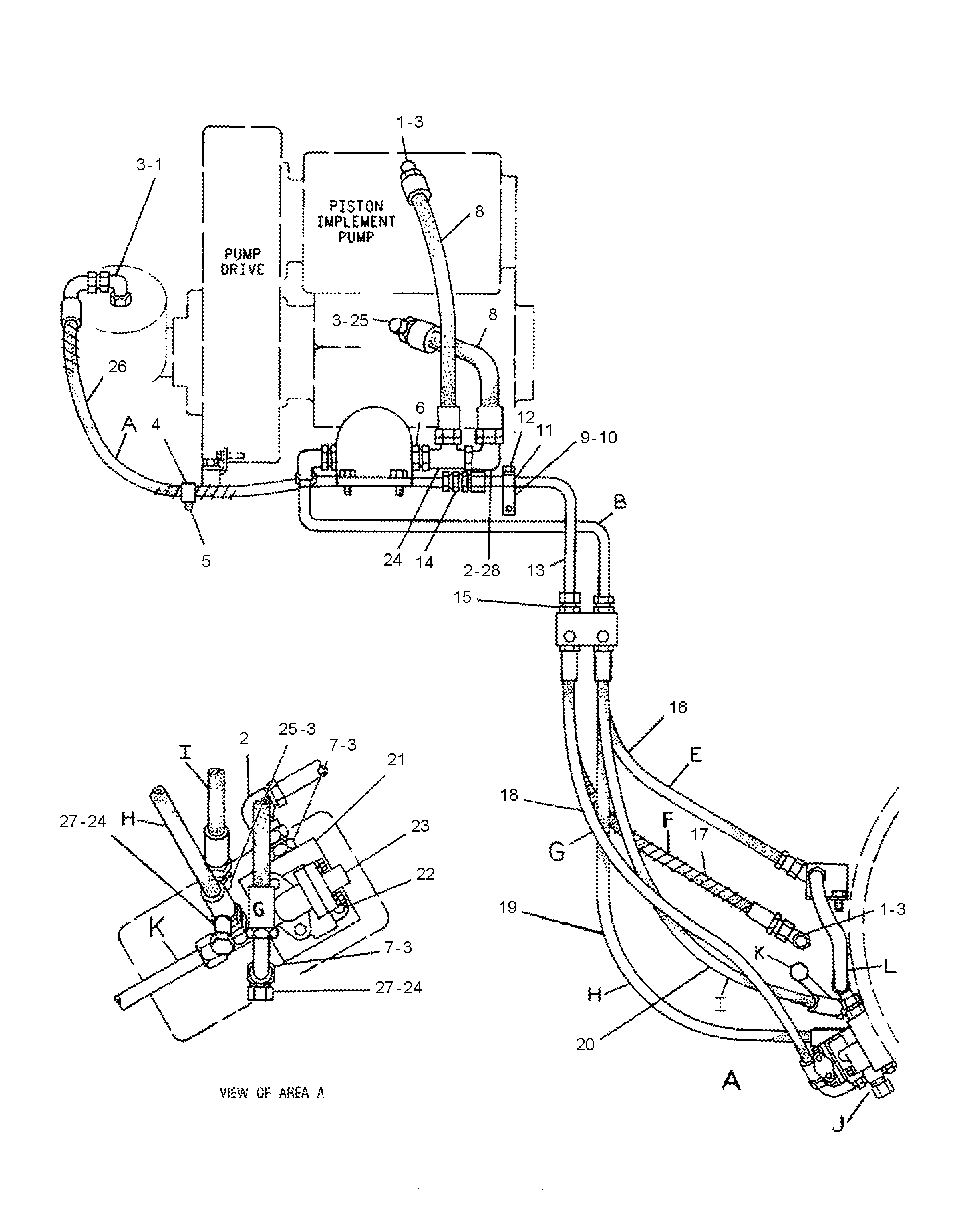 CAT  	 	7V-2121:  ШЛАНГ В СБОРЕ 