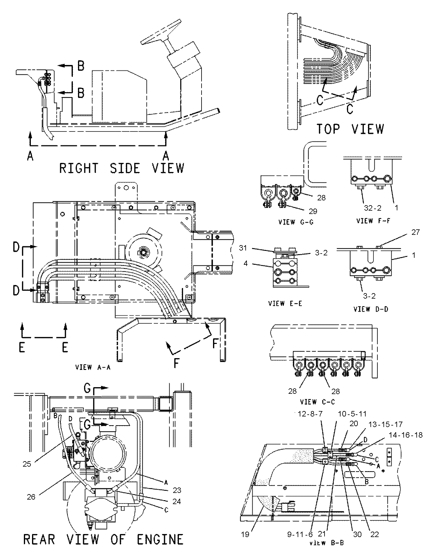 CAT  	 	119-7722:  Шланг в сборе 