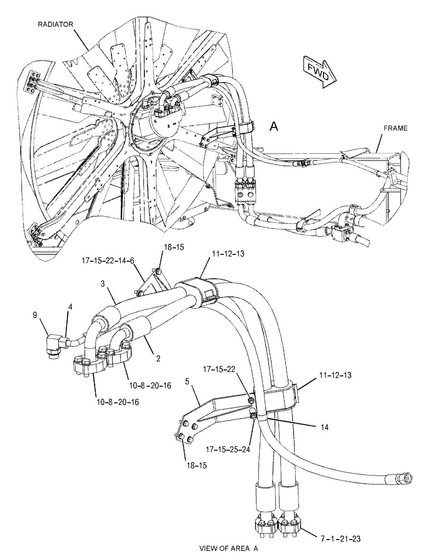 CAT  	 	293-0740:  Шланг в сборе 