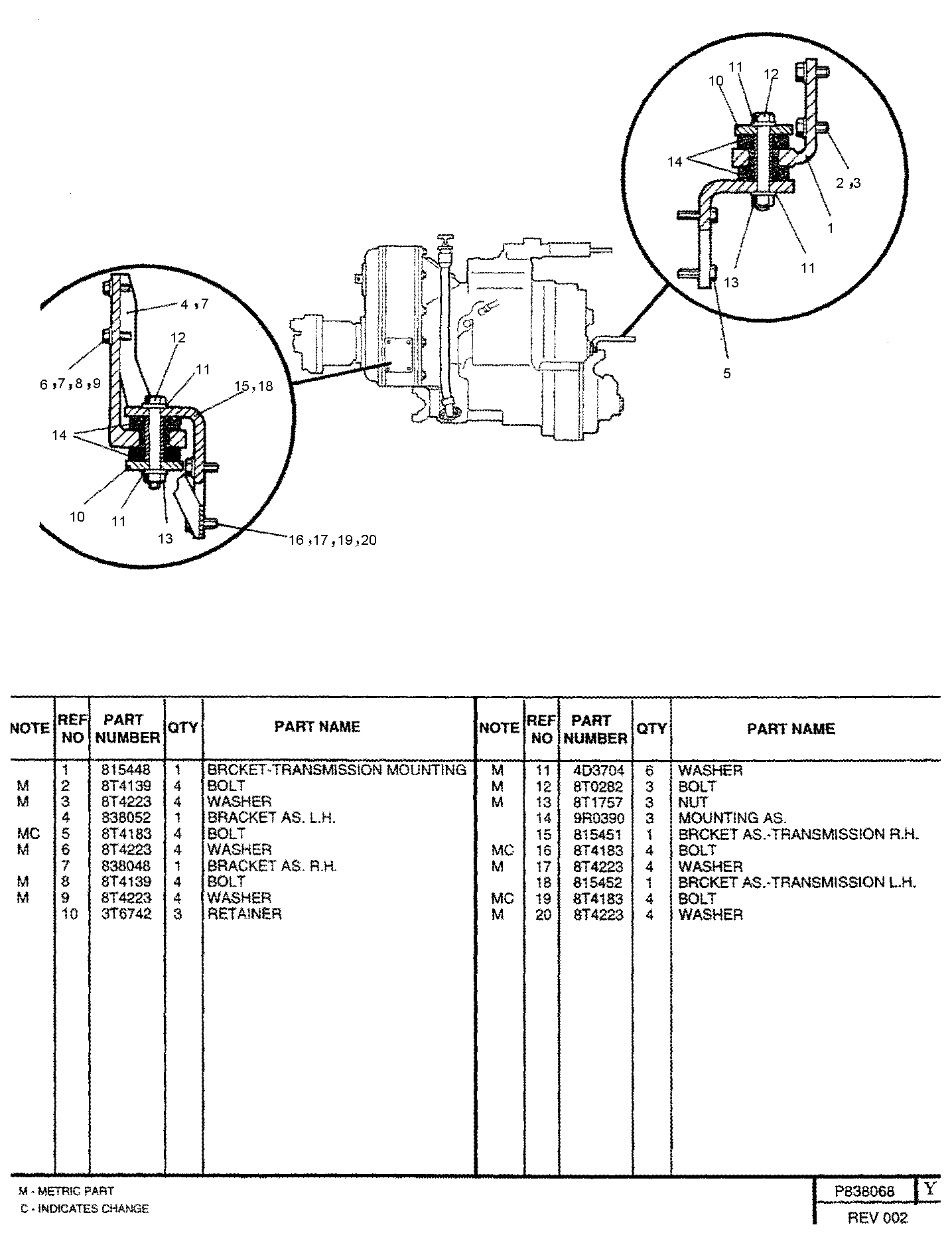 CAT  	 	9R-0390:  Опора в сборе 