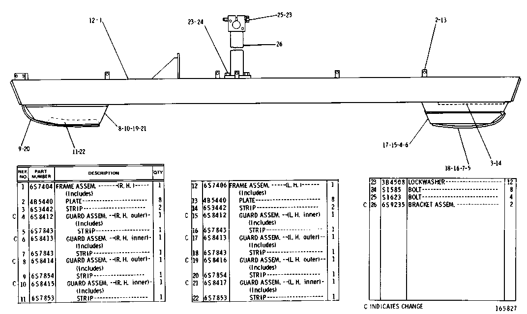 CAT  	 	6S-7404:  РАМА В СБОРЕ 