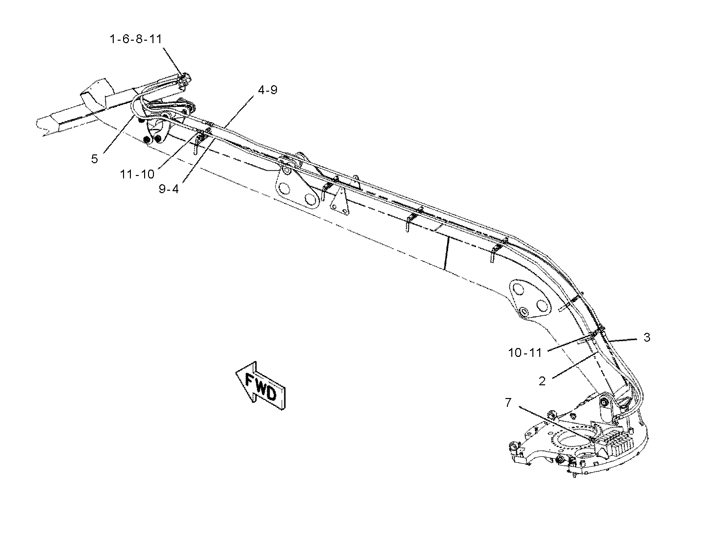 CAT  	 	210-0763:  Шланг в сборе 