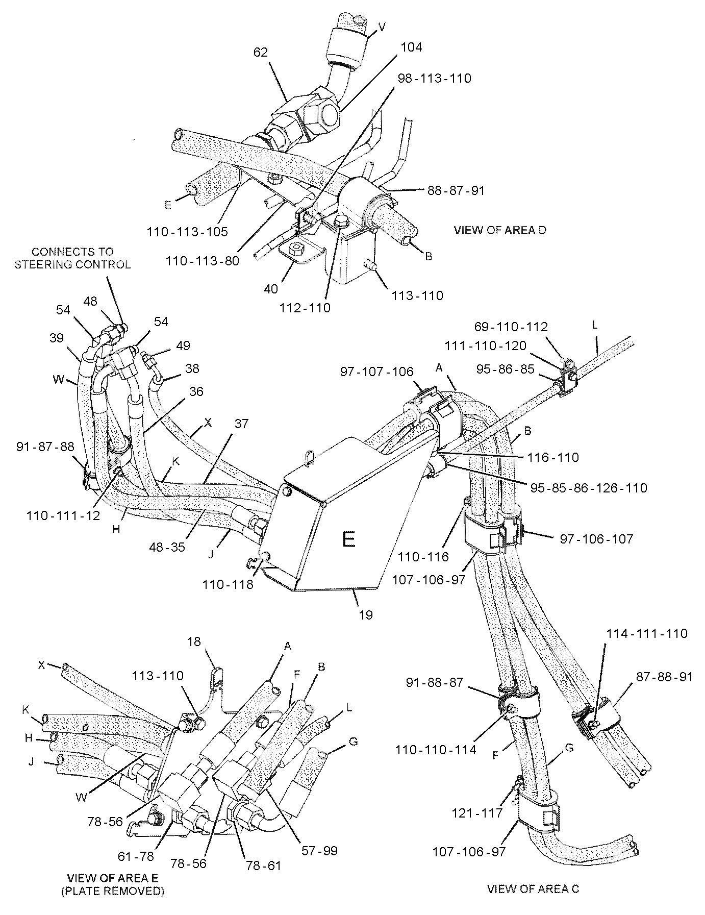 CAT  	 	376-9463:  Шланг в сборе 