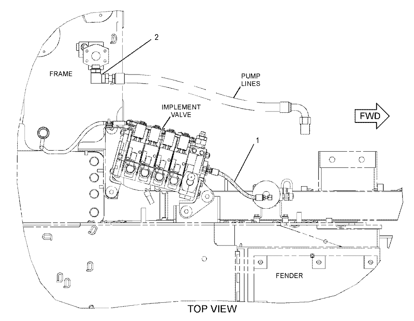 CAT  	 	335-6901:  Шланг в сборе 