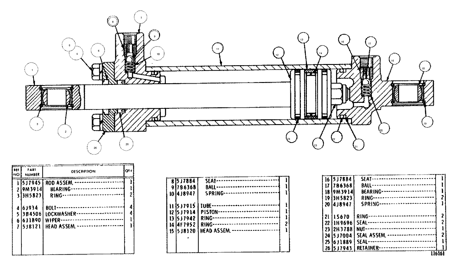CAT  	 	5J-7945:  ШТОК В СБОРЕ 