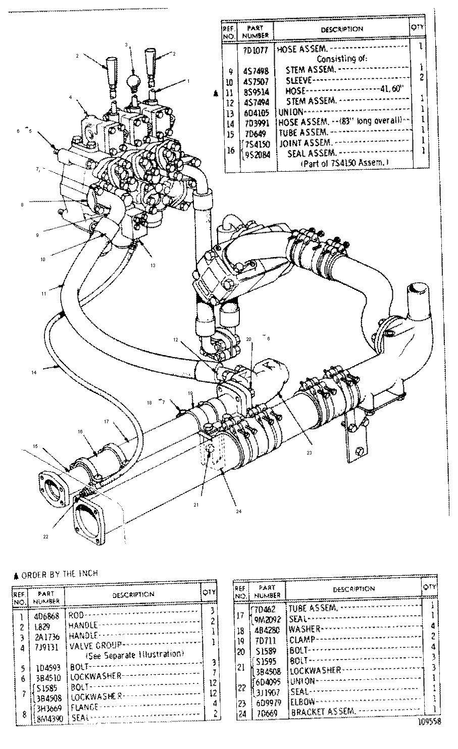 CAT  	 	7D-1077:  Шланг в сборе 