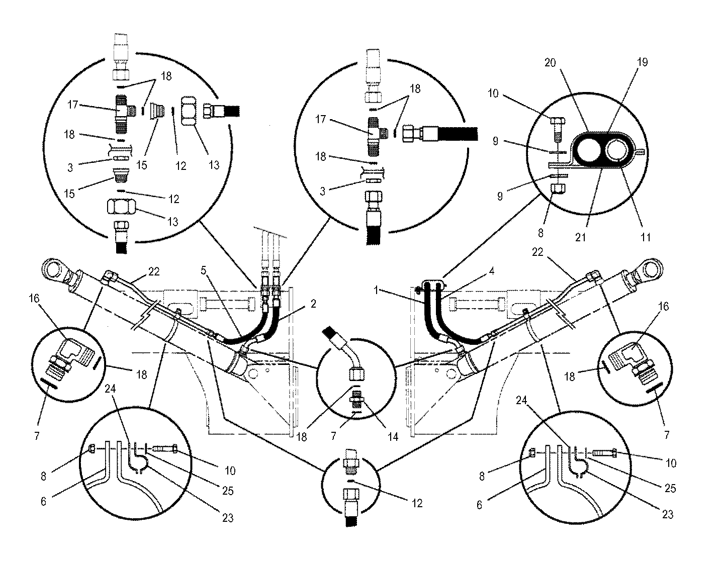 CAT  	 	2U-6103:  Шланг в сборе 