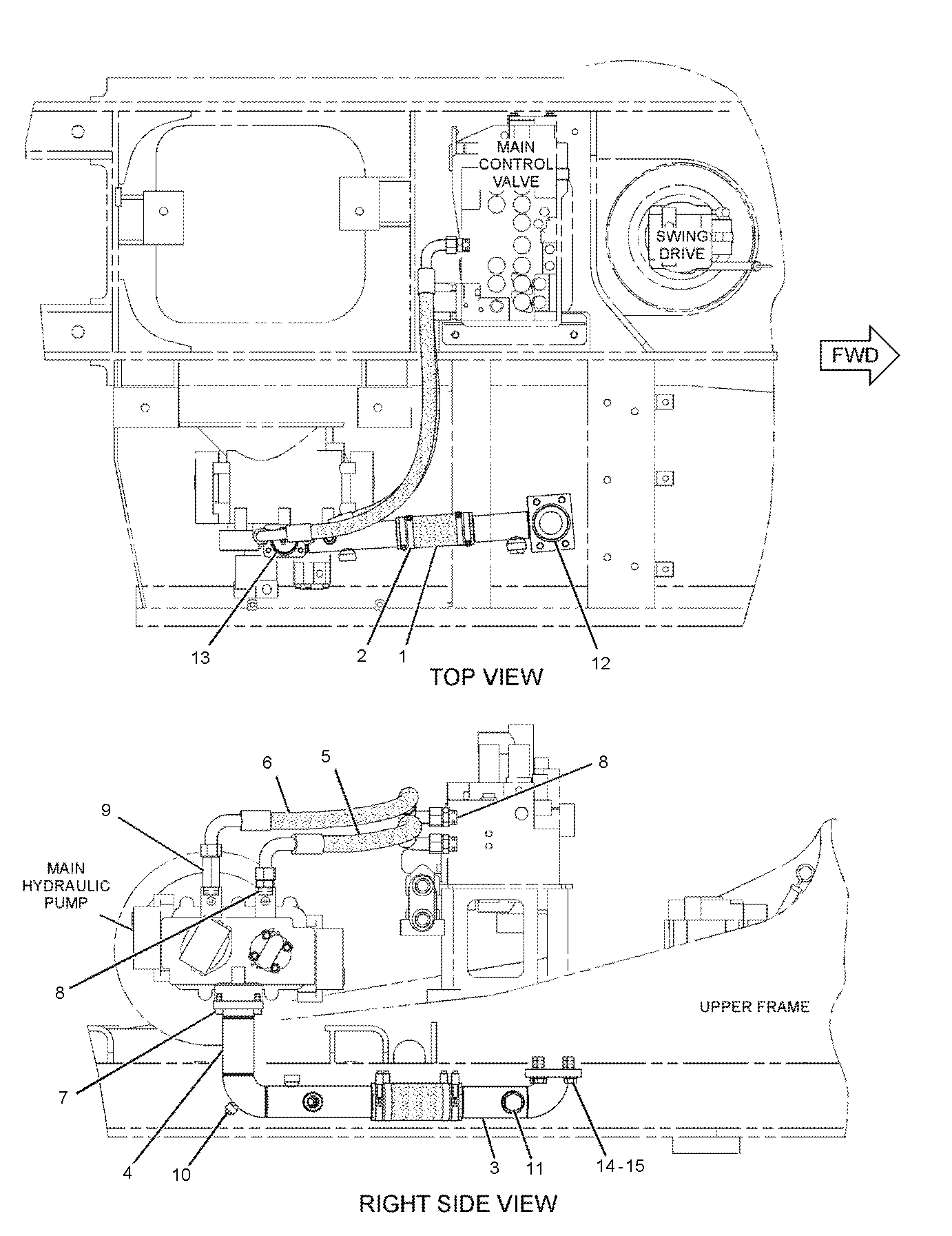 CAT  	 	237-3741:  Шланг в сборе 