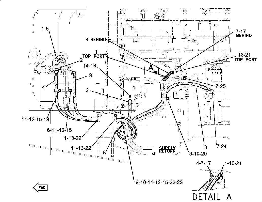CAT  	 	229-2765:  Шланг в сборе 