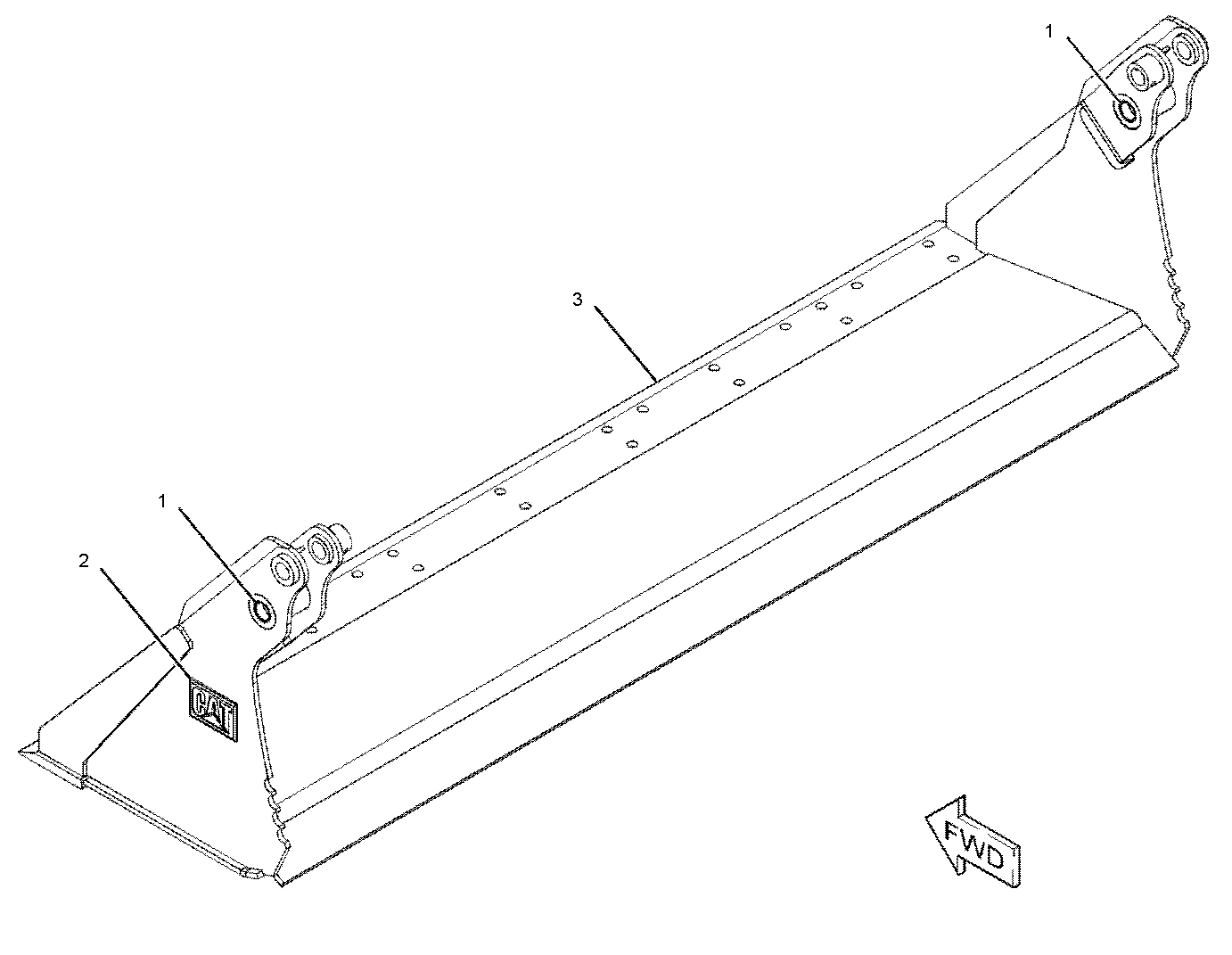 CAT  	 	229-3432:  Основная кромка 