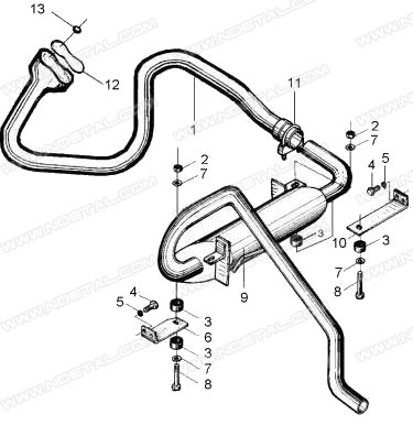 Exhaust pipe