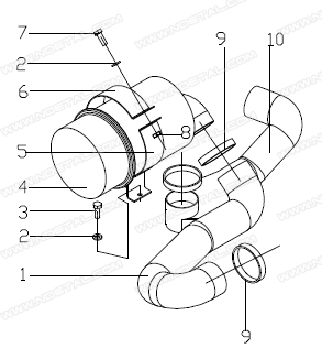 Air intake pipe