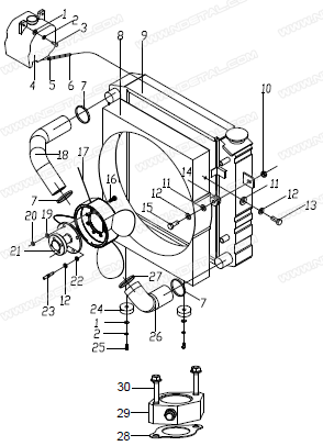 Fan shroud assy