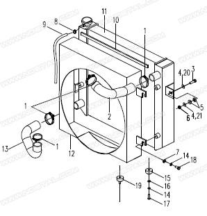 Radiator assy