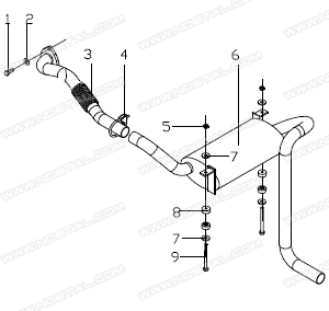Exhaust pipe