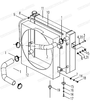 Rubber pipe for inlet