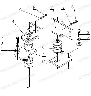 Engine left bracket