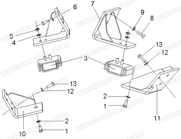 Engine Left support