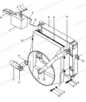 Fan shroud assy