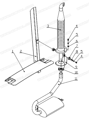 Muffler assy