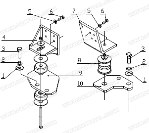 Engine left bracket