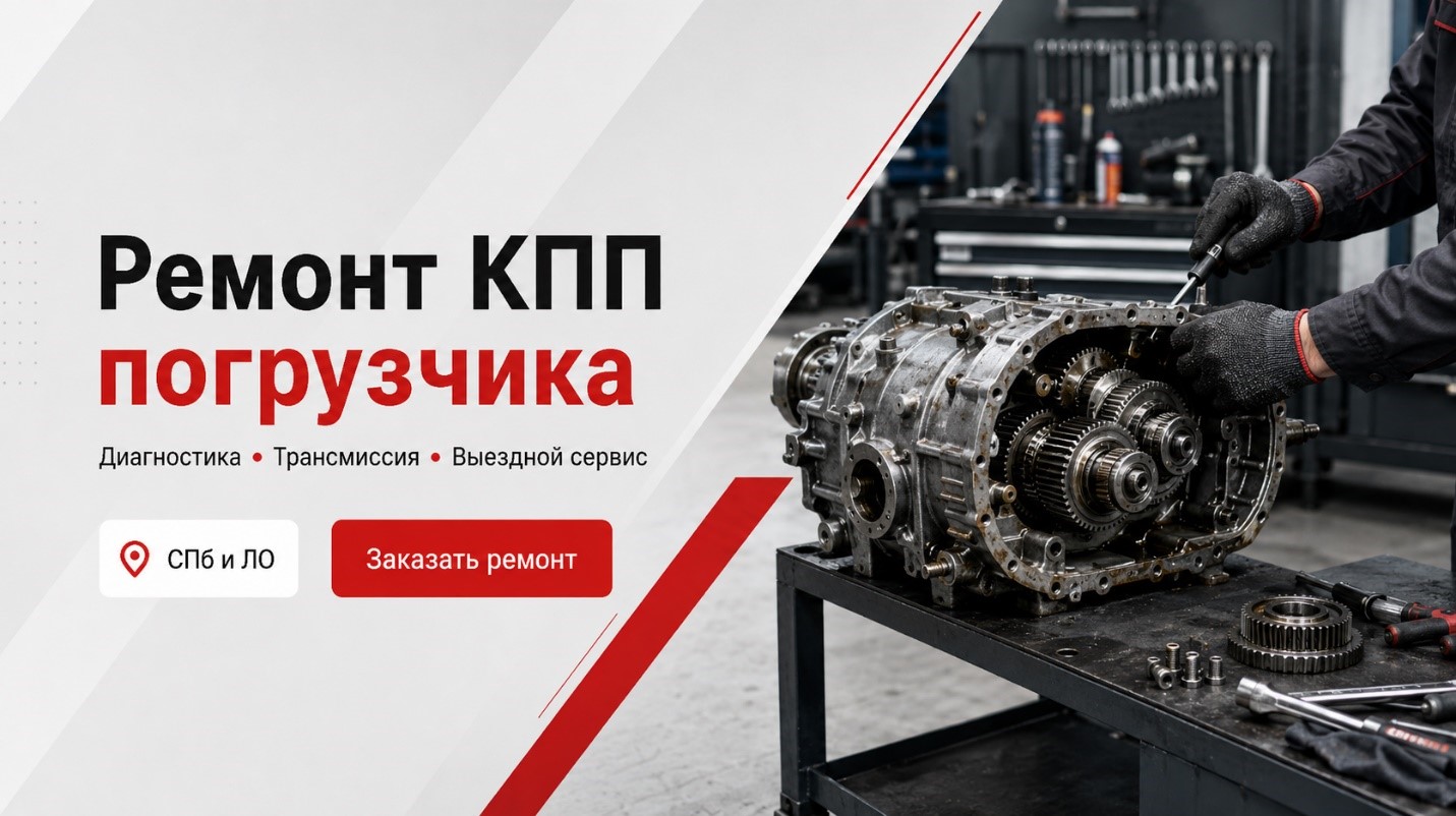 Ремонт КПП погрузчика в Санкт-Петербурге и Ленинградской области