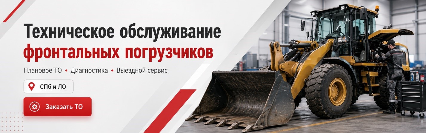 Техническое обслуживание фронтальных погрузчиков в Санкт-Петербурге и Ленинградской области