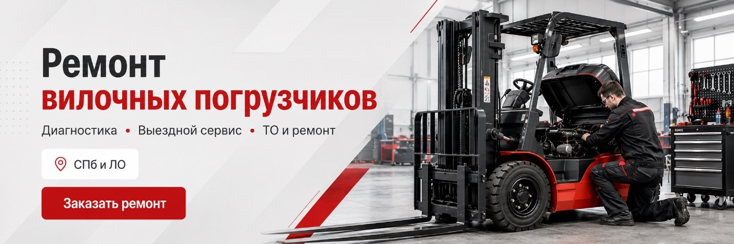Ремонт вилочных погрузчиков в Санкт-Петербурге и Ленинградской области