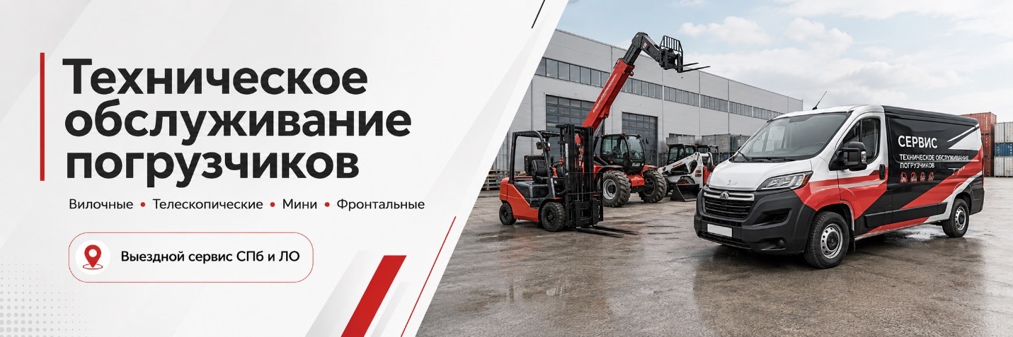Техническое обслуживание погрузчиков в Санкт-Петербурге и Ленинградской области
